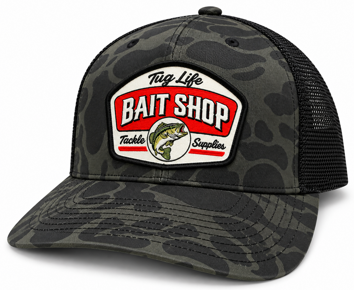 Tuglife bait shop black duck camo