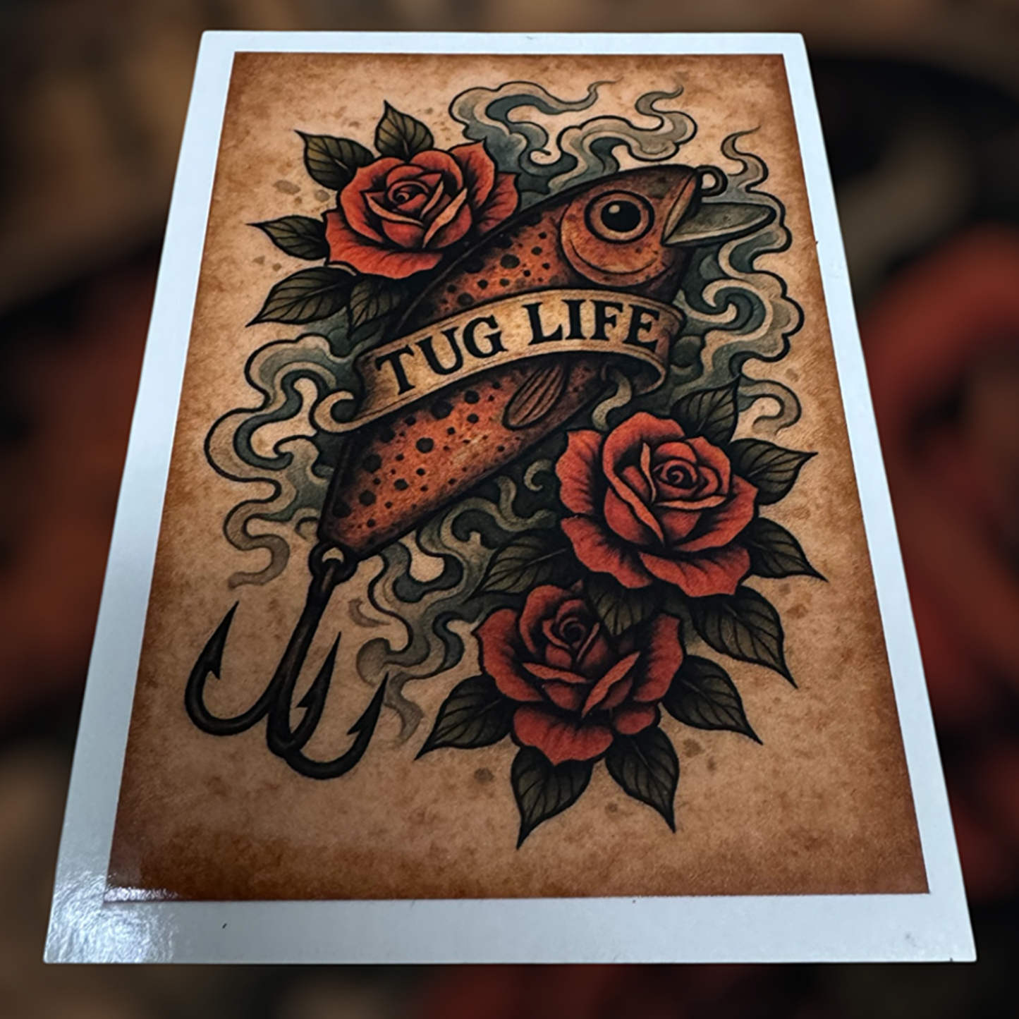 Tattoo tug life bait