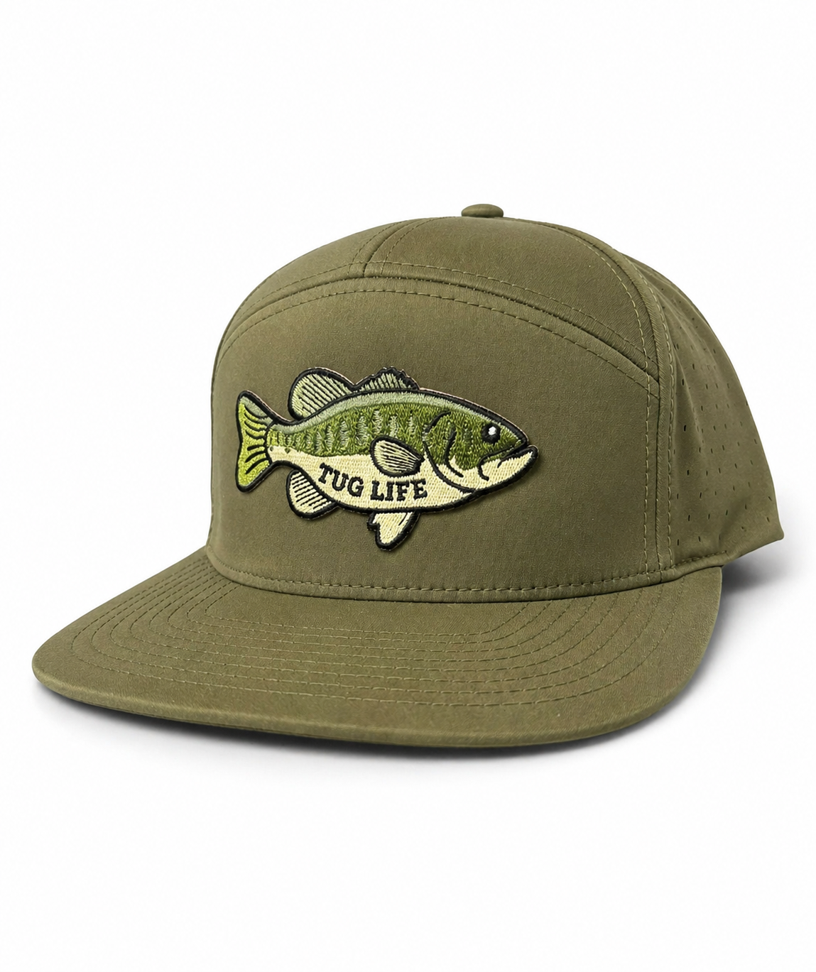 Big bass “Stay Dri Performance” Flatbill SnapBack