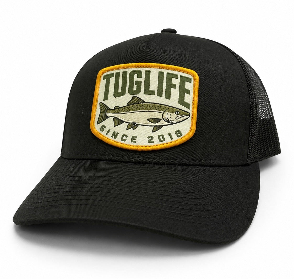 Chrome trucker snapback