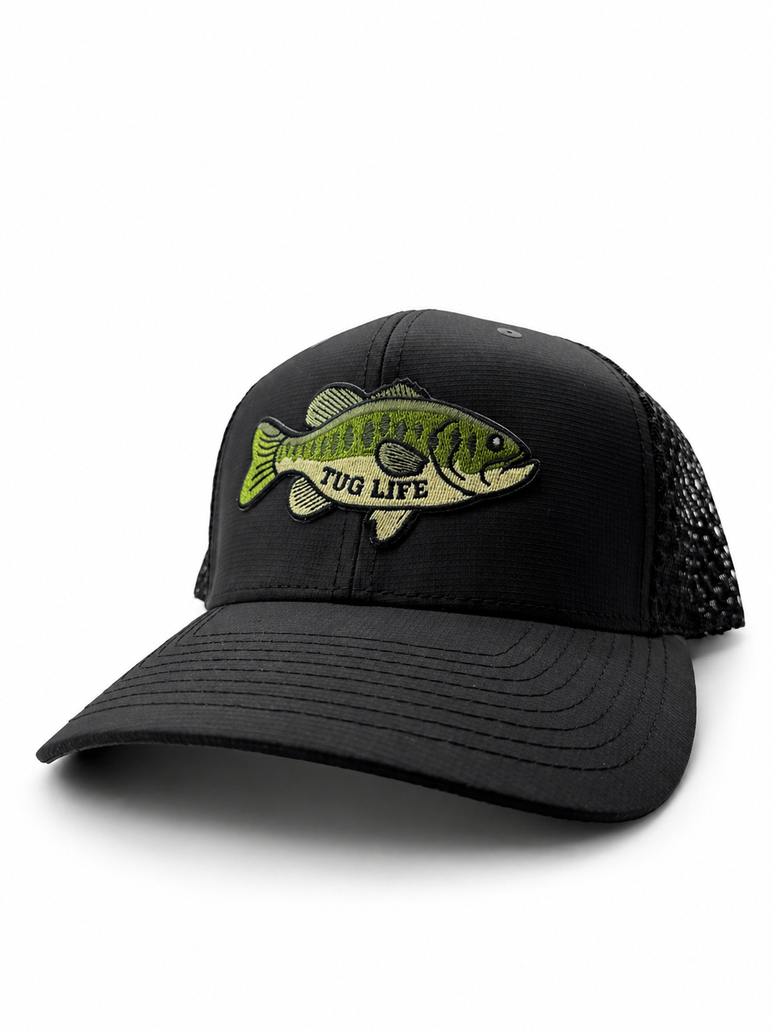 Big bass “Stay Dri Performance” Trucker snapback
