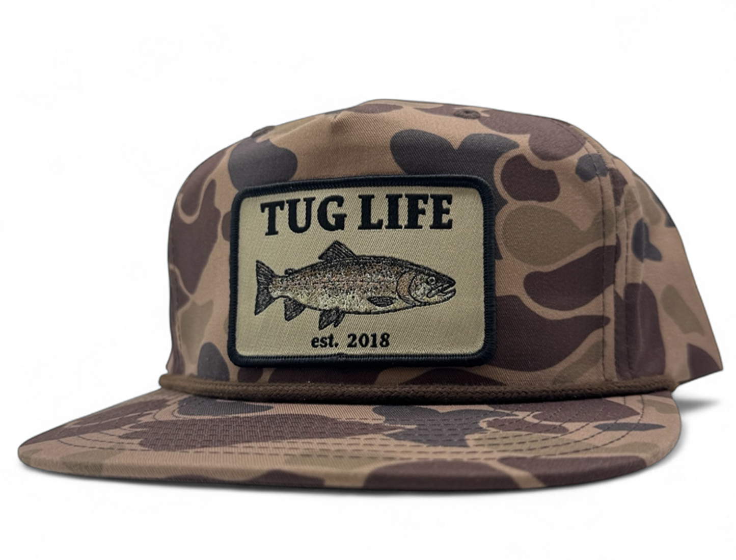 Duck camo Steelhead Rope SnapBack