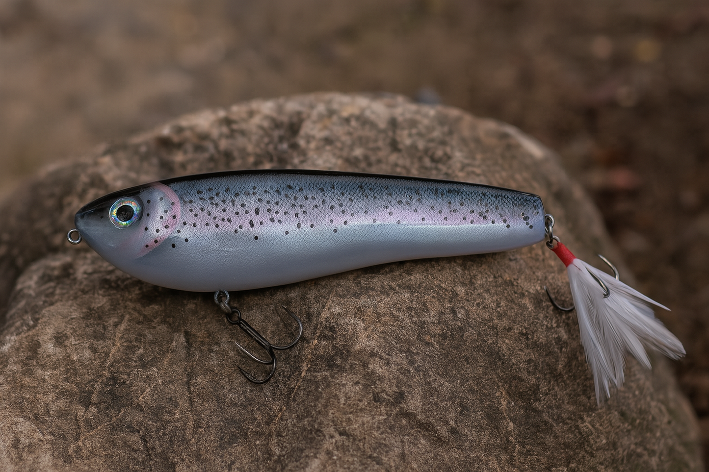Wooden Kokanee juvenile 7” Vuedoo Walker