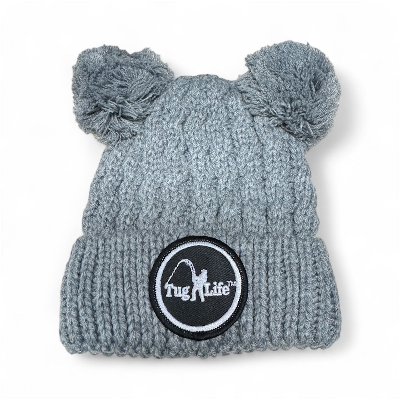 Newborn/toddler pom pom beanies