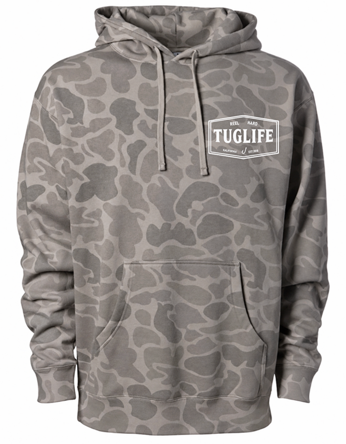 Reel Hard Desert Duck camo hoodie
