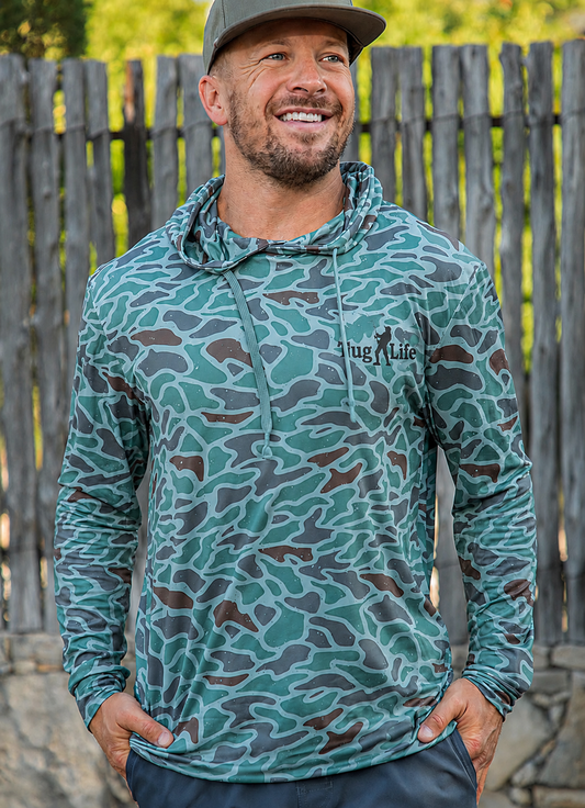 Sun Performance Hoodie - Retro Duck Camo