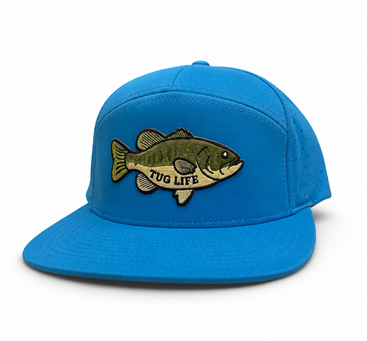 Big bass “Stay Dri Performance” Flatbill SnapBack