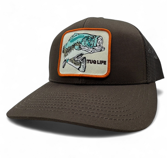 Largemouth trucker snapback