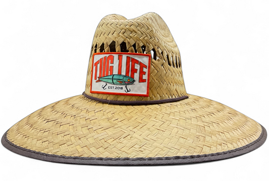 Tug life straw hat