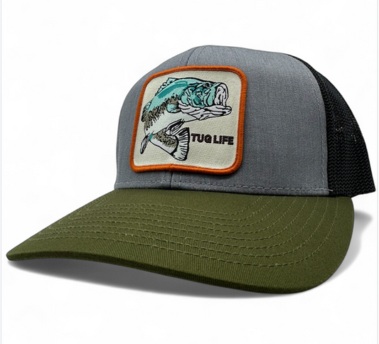 Largemouth trucker snapback