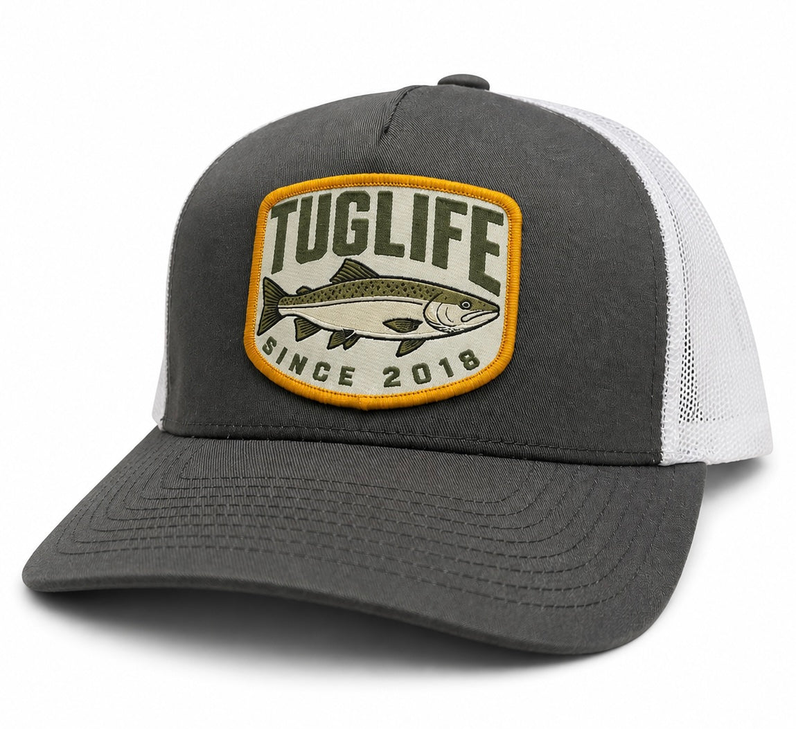 Chrome trucker snapback