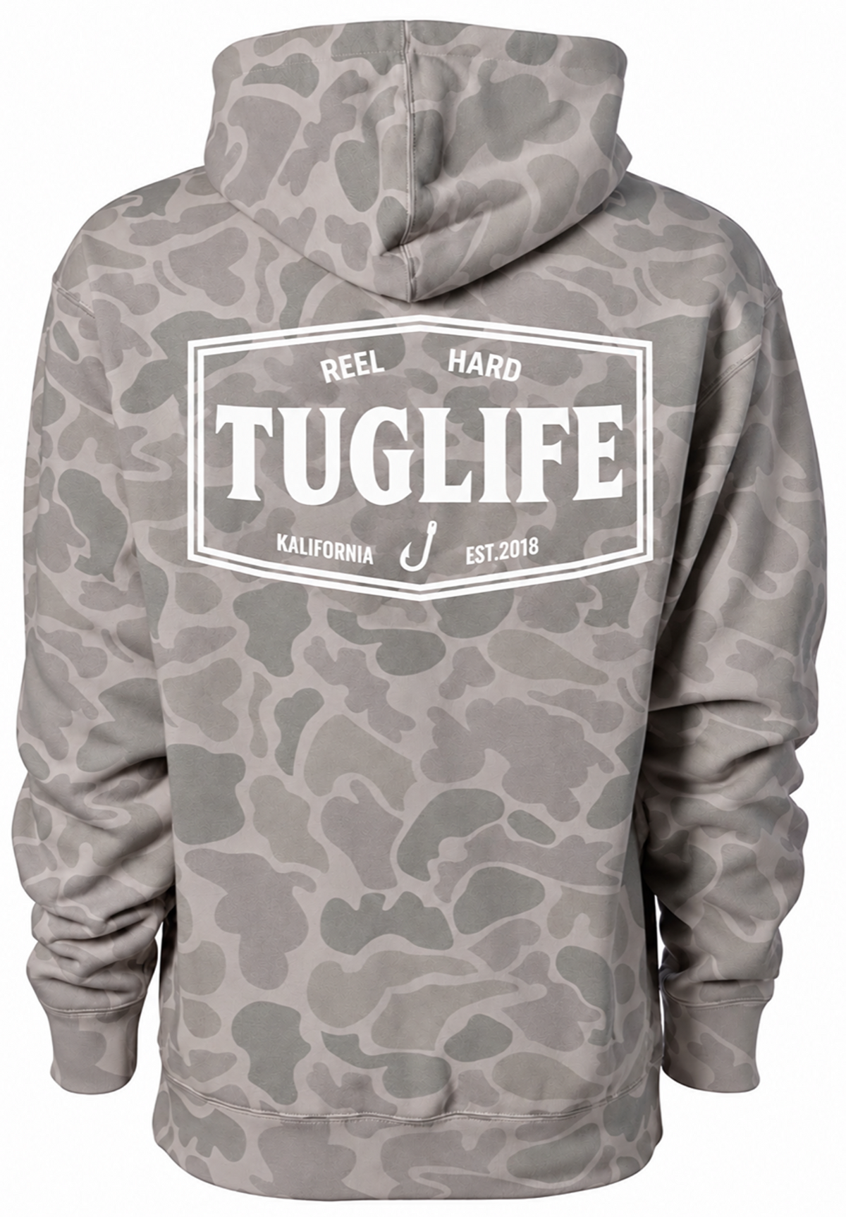 Reel Hard Desert Duck camo hoodie