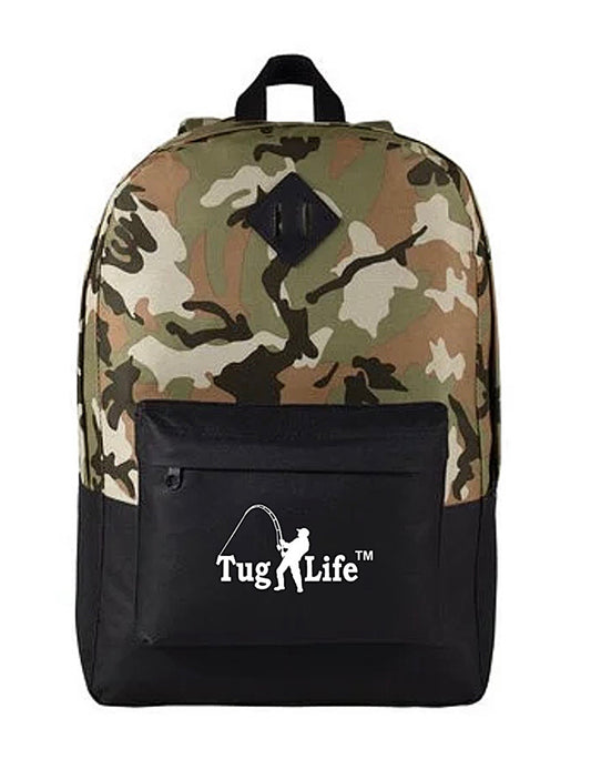 Tug life camo backpack