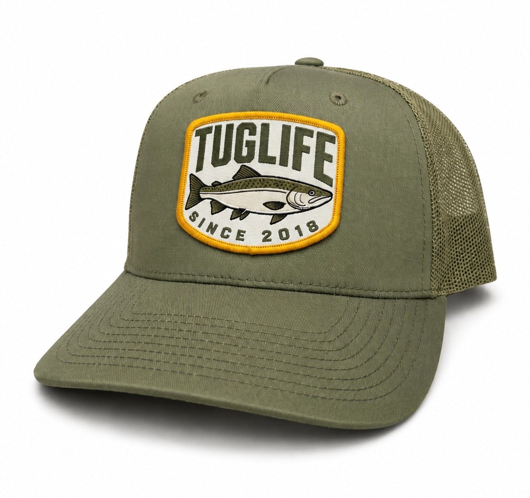 Chrome trucker snapback