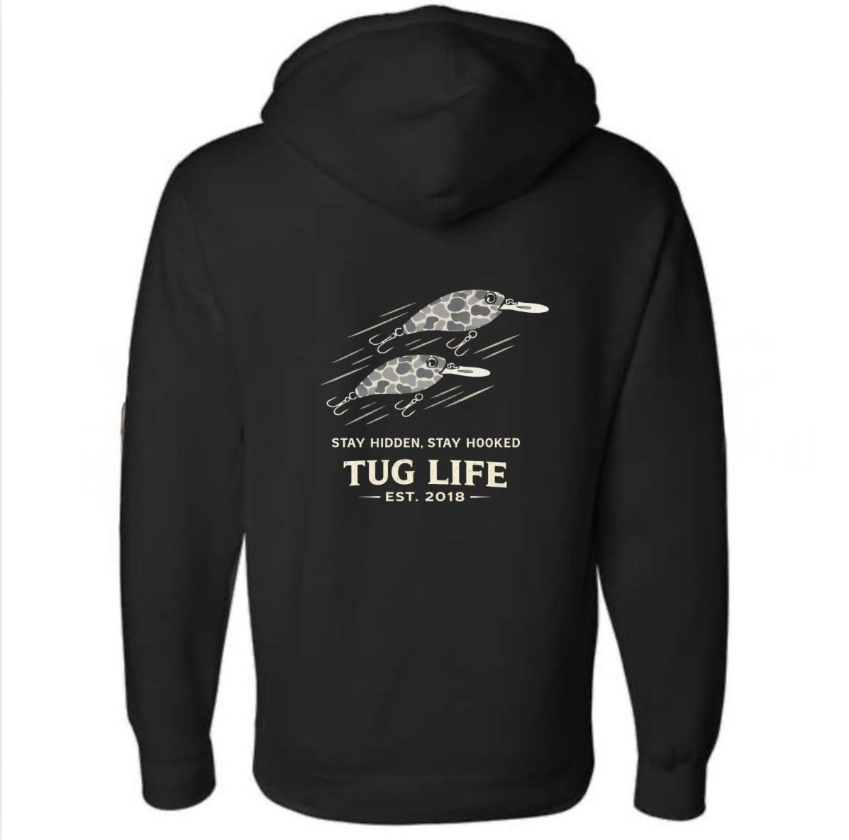 Stay hidden, stay hooked Premium hoodie