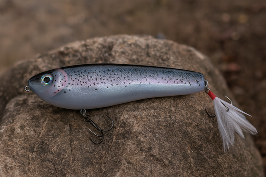Wooden Kokanee juvenile 7” Vuedoo Walker
