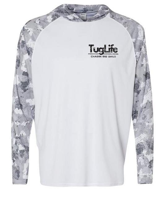 Tug Life Chasin Big bass UV performance hoodie UPF 50+