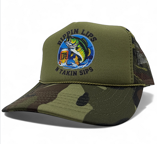 Rippin Lips & Takin sips foam trucker SnapBack